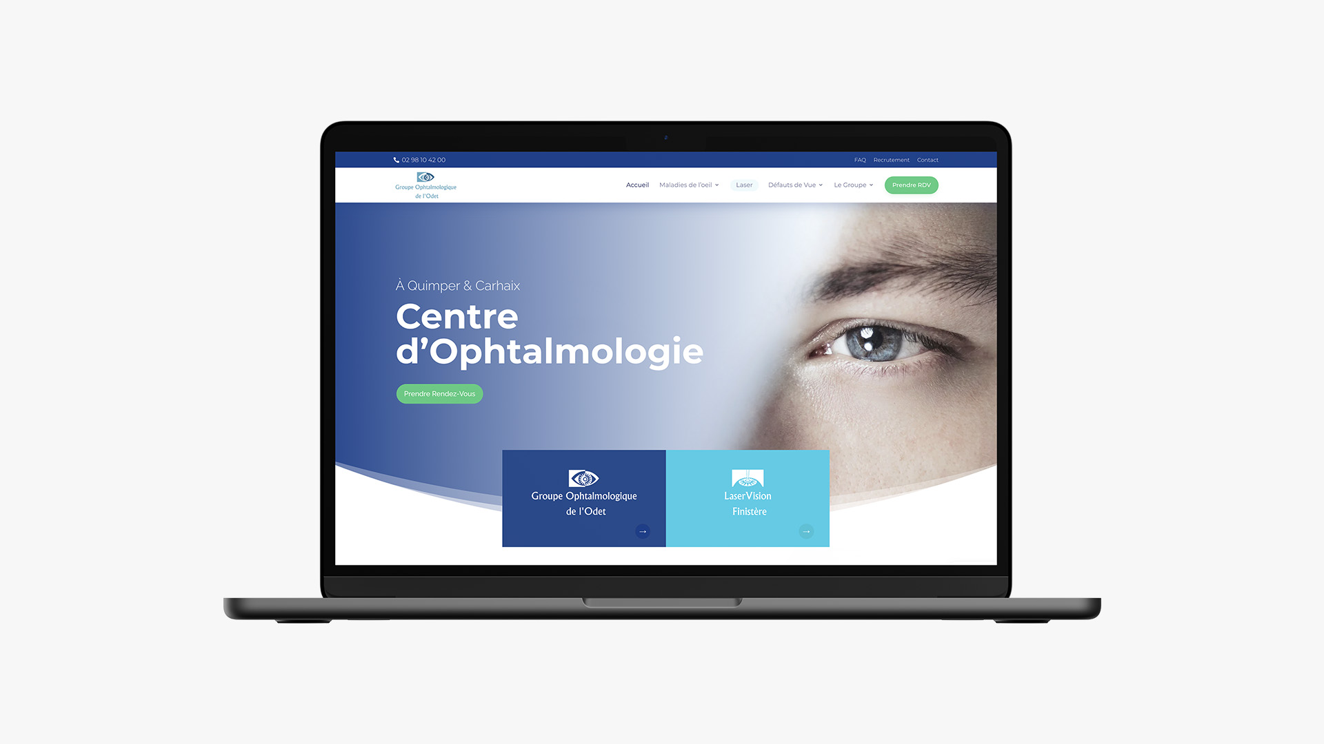 Site médical Groupe Ophtalmologique de l'Odet