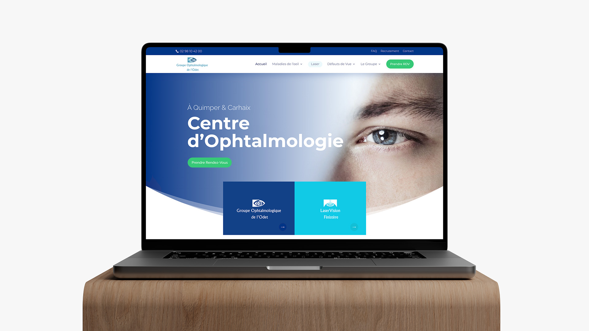 Nouveau site du Groupe Ophtalmologique de l'Odet