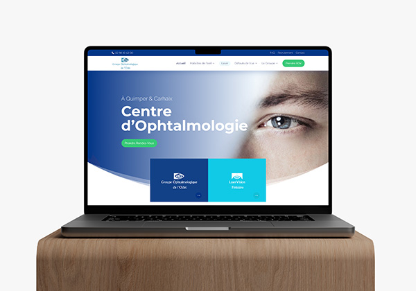 Site médical du Groupe Ophtalmologique de l'Odet