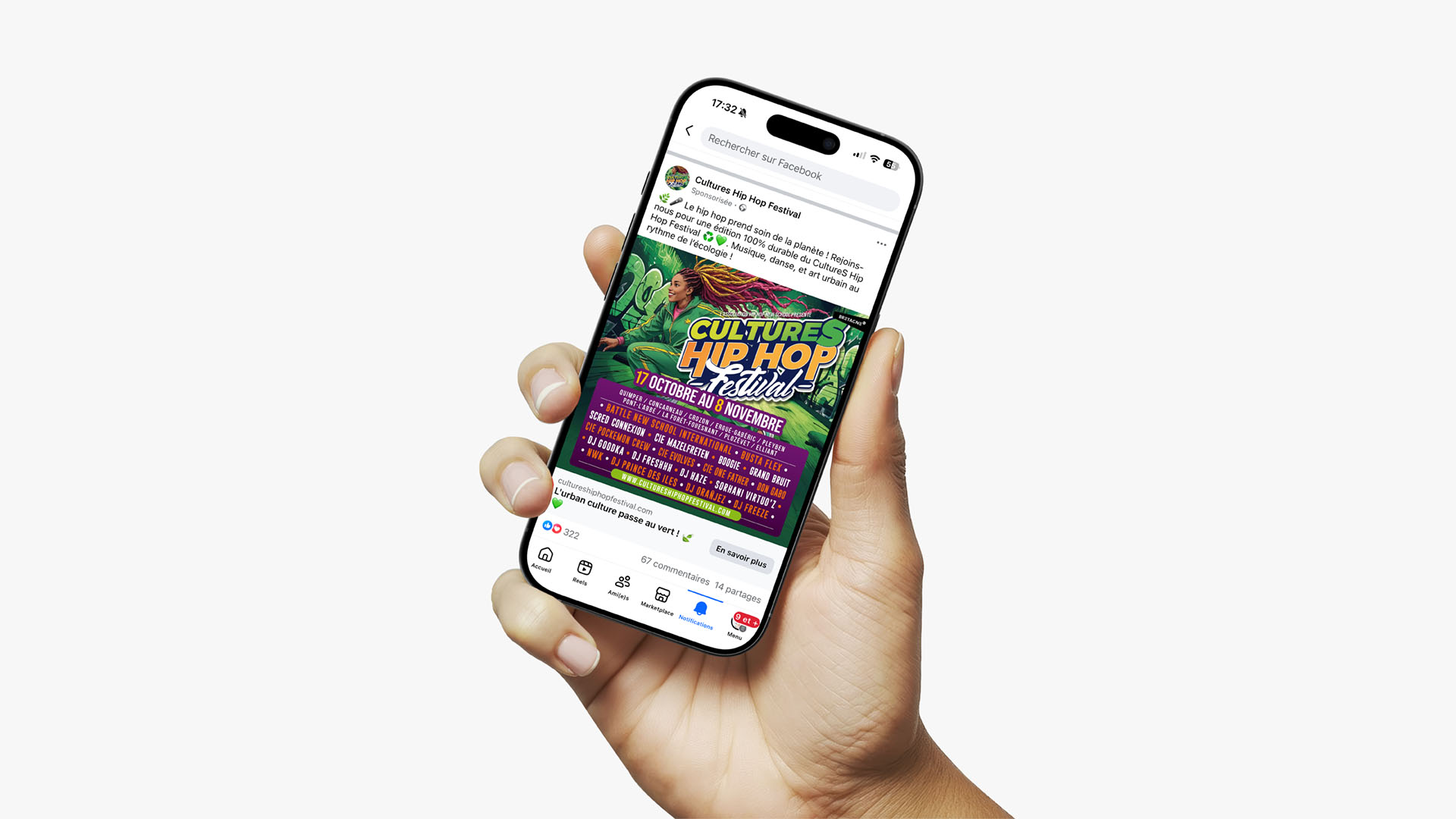  Campagne CultureS Hip Hop 2025 – Communication digitale à Quimper