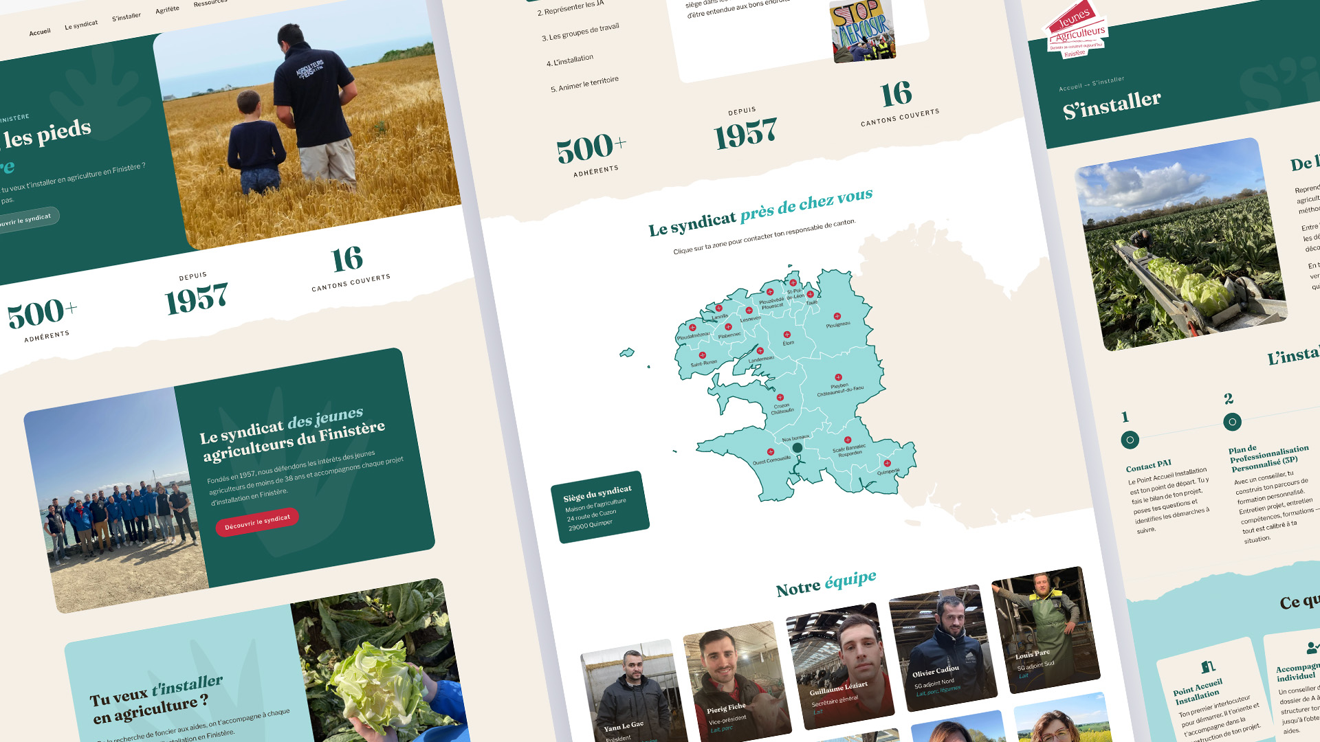 Site Jeunes Agriculteurs 29 – Juliane Lancou, communication digitale à Quimper