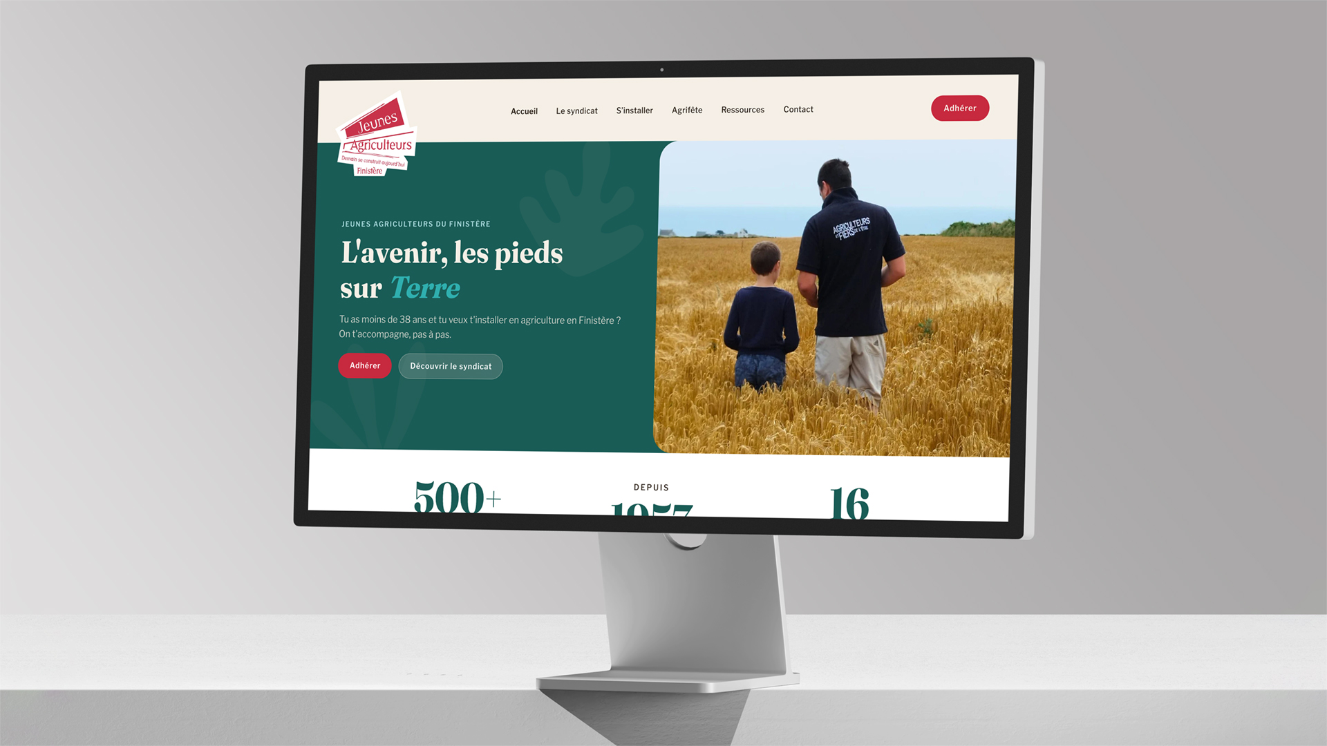 Site Jeunes Agriculteurs 29 – Juliane Lancou, communication digitale à Quimper