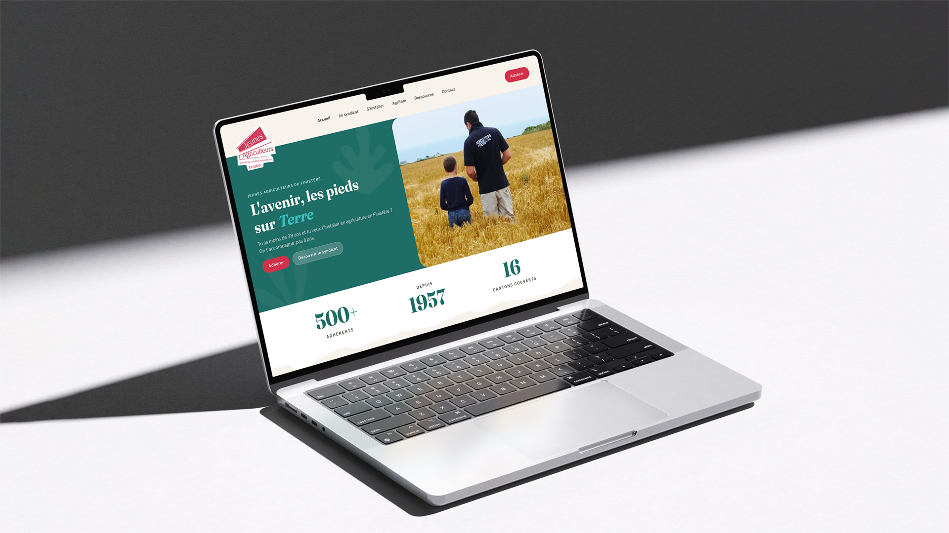 Site Jeunes Agriculteurs 29 – Juliane Lancou, communication digitale à Quimper